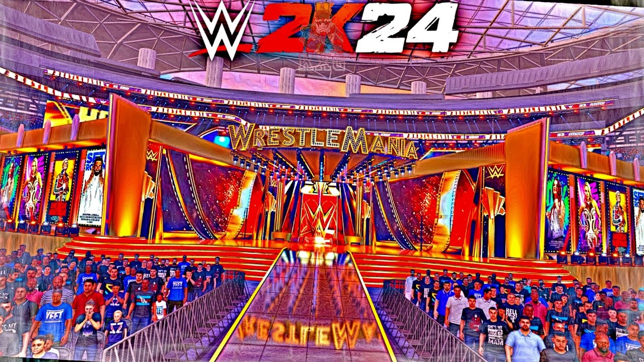 WWE 2K24 WRESTLEMANIA 39 EVENING ENTRANCES WITH RTX (SOFI STADIUM) | WWE 2K23 MOD | KanavXGaming KxG