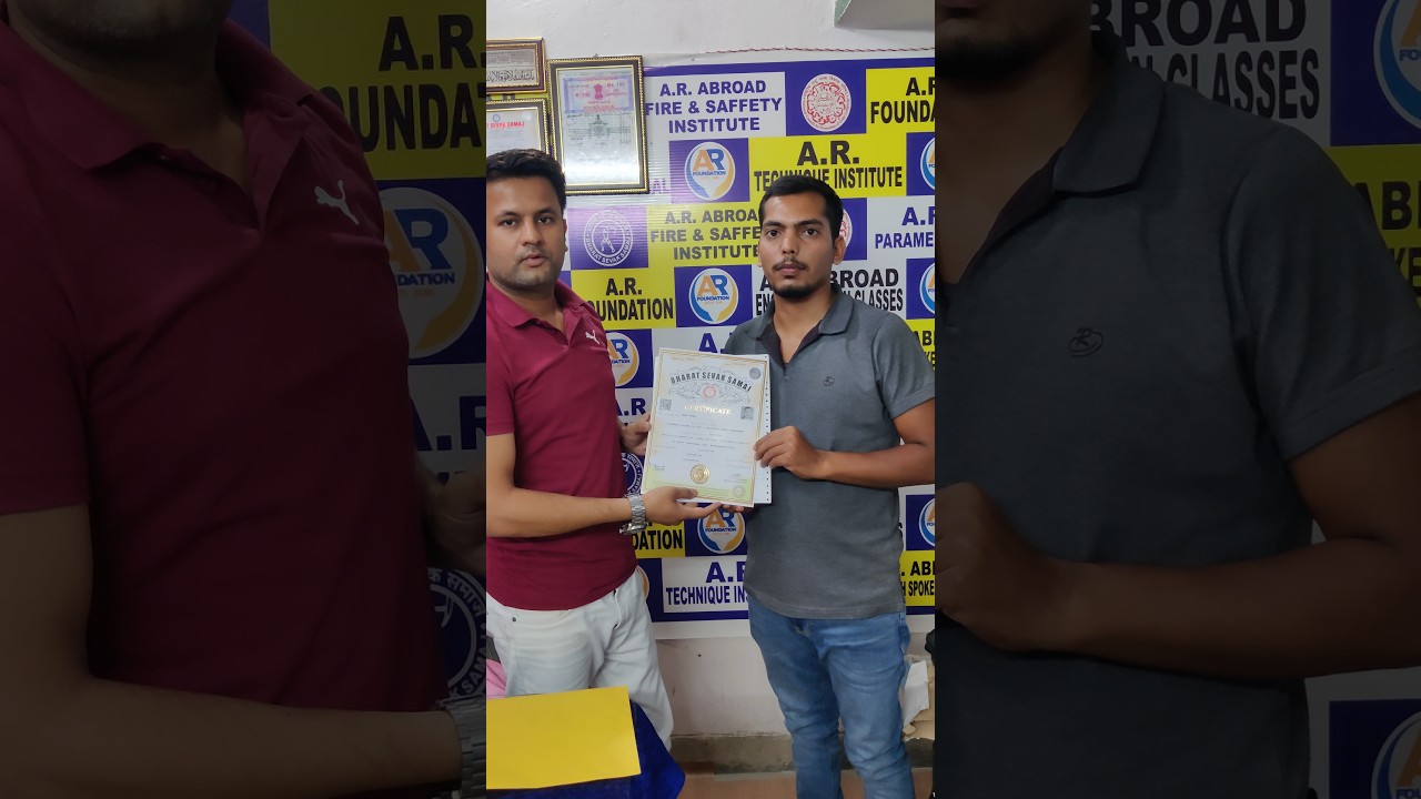 Safety Officer Course + Job | A.R Abroad Fire and Safety Institute