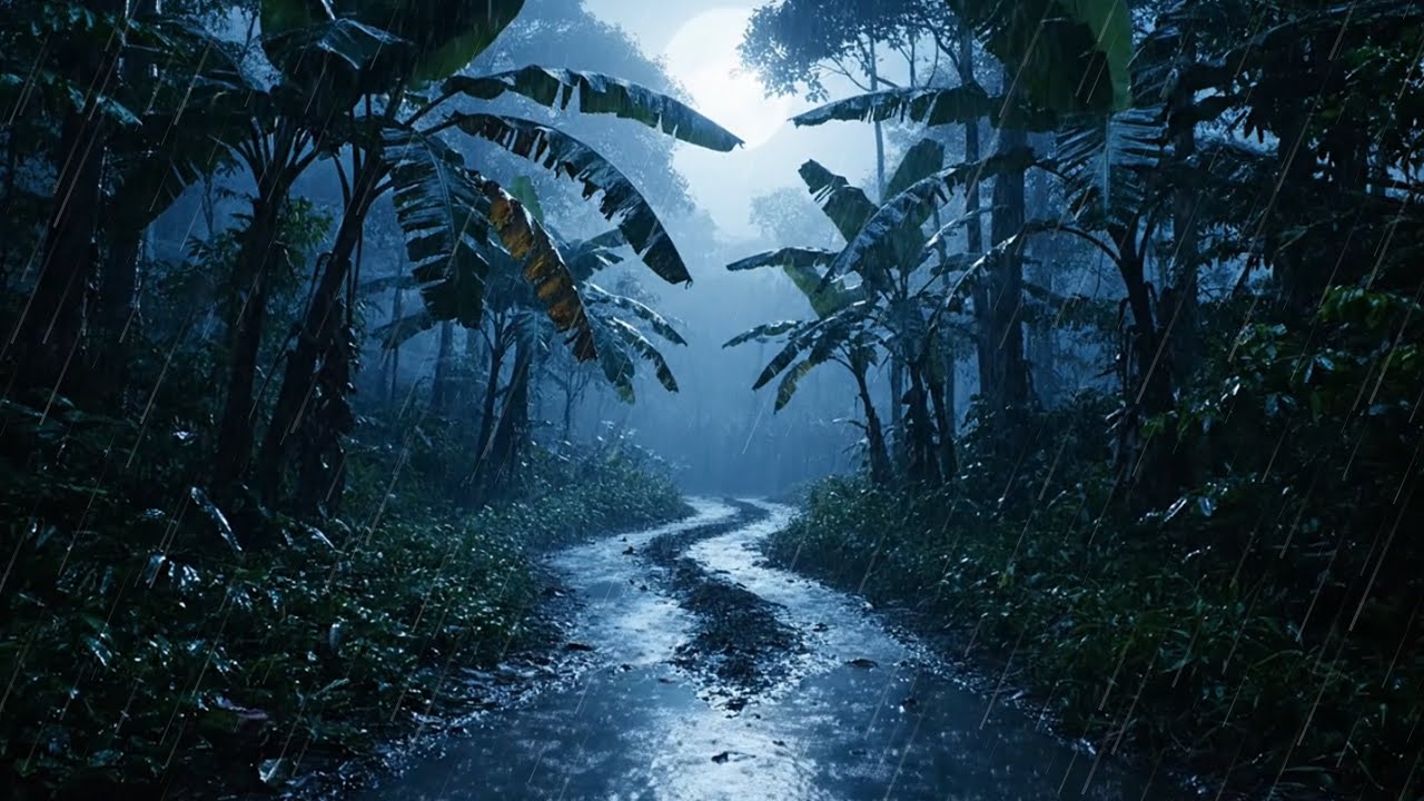 🔴Gentle Night RAIN - Sleep FAST with Heavy Rain - Rainfall for Insomnia Relief, Relax, ASMR