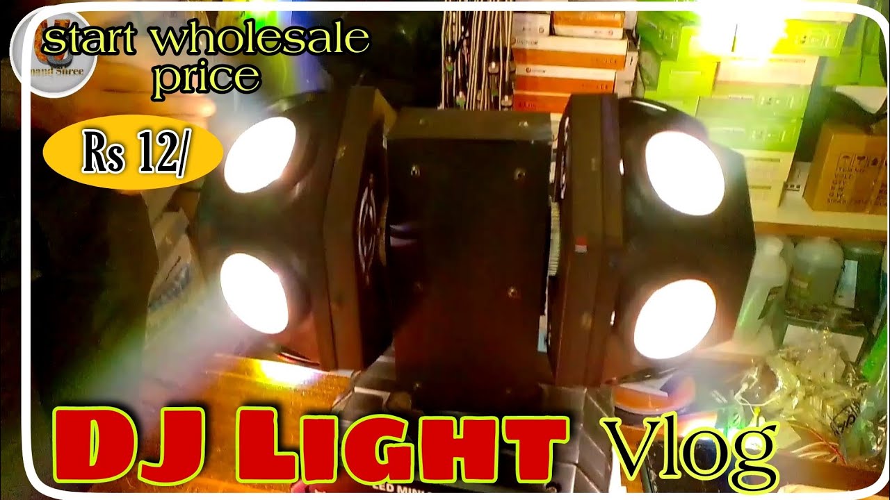 Best Dj light Market Kolkata || Cheapest Dj light Shop 2022 || Dj light Vlog 2022 ||