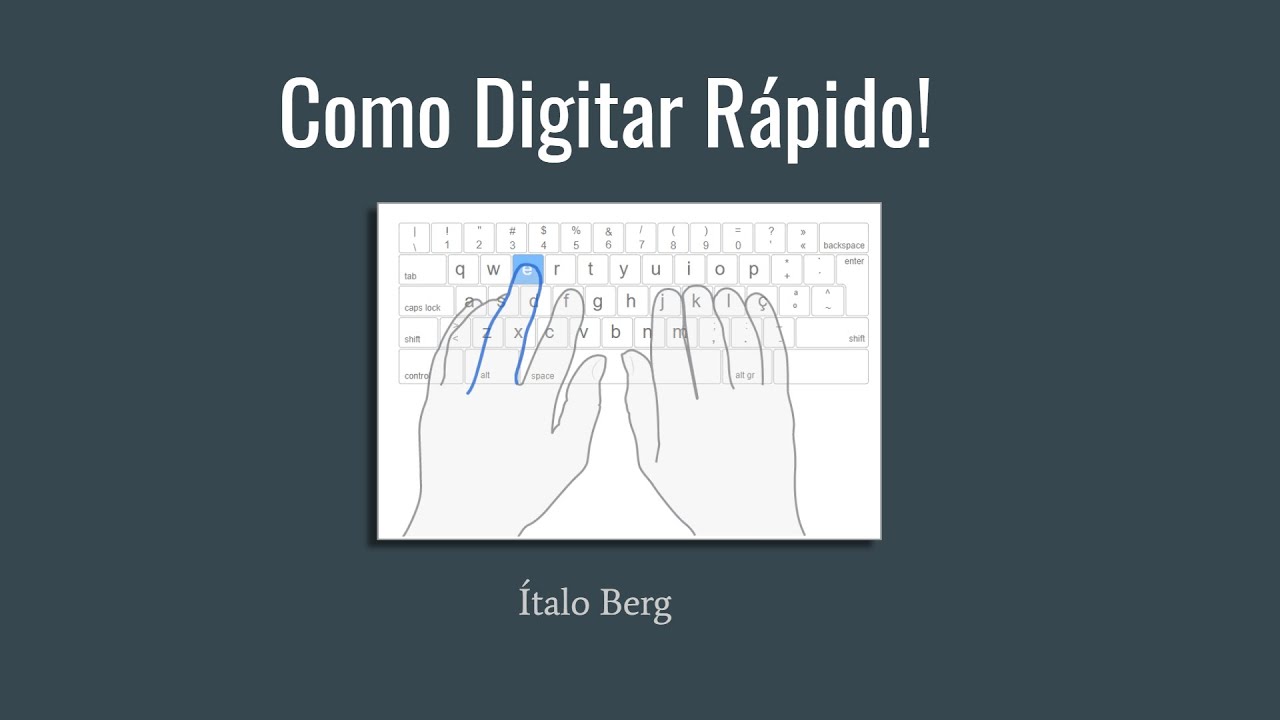 Como Digitar Rápido e sem olhar!