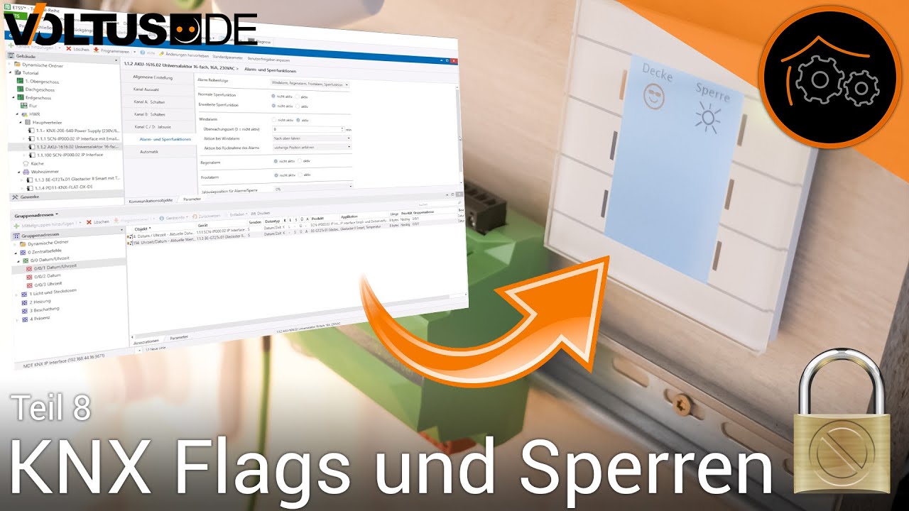 KNX - Sperrfunktion, Prioritäten und Flags (#8)