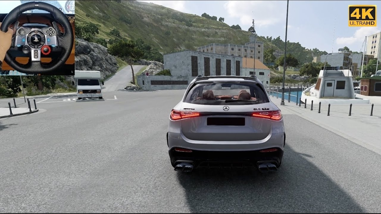 Mercedes-AMG GLC 53 4MATIC+ Realistic POV Driving & Turbo Power in 4K | Logitech G29 | BeamNG.drive