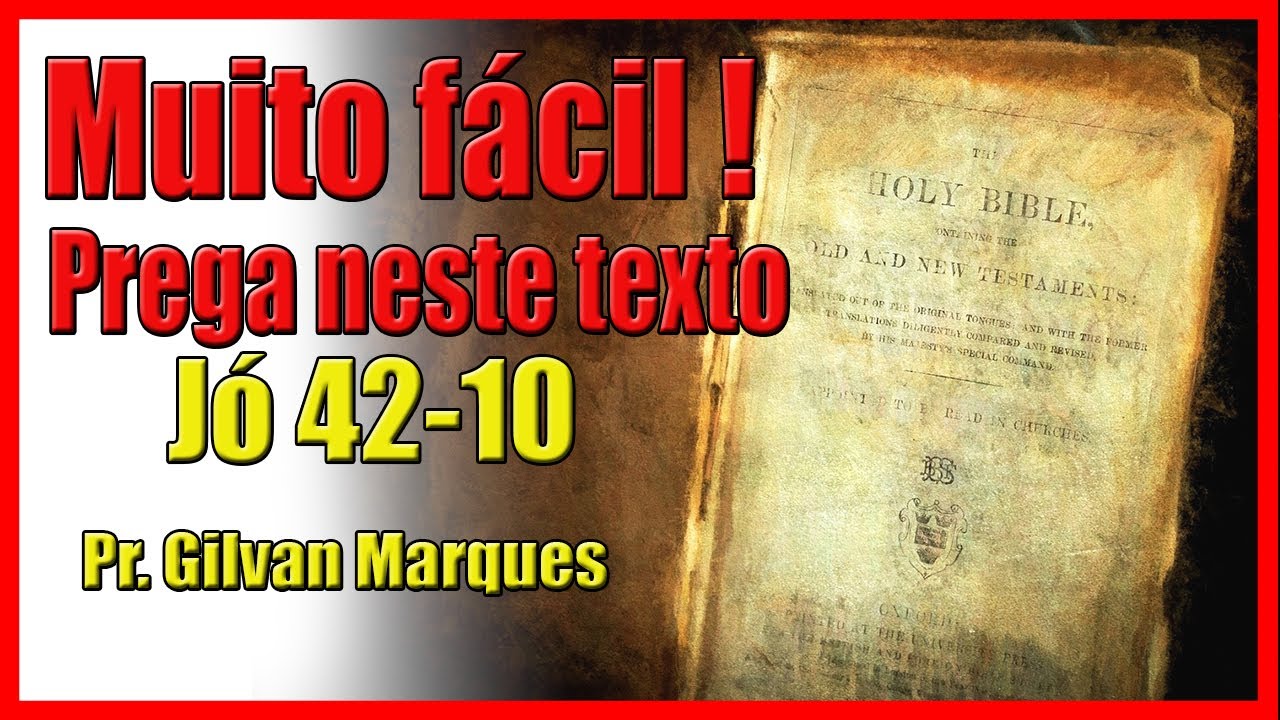 COMO PREGAR EM JÓ 42-10 📘🔥🚀