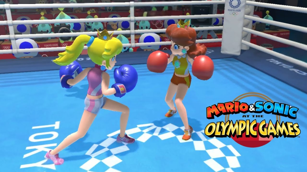 Boxing Hard Gameplay Mario & Sonic At The Olympic Games Tokyo 2020 Peach Mario Bowser Sonic DK
