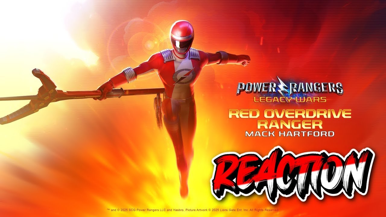 Mack Hartford - Red Overdrive Ranger | Official Moveset | Power Rangers: Legacy Wars REACT REACTION