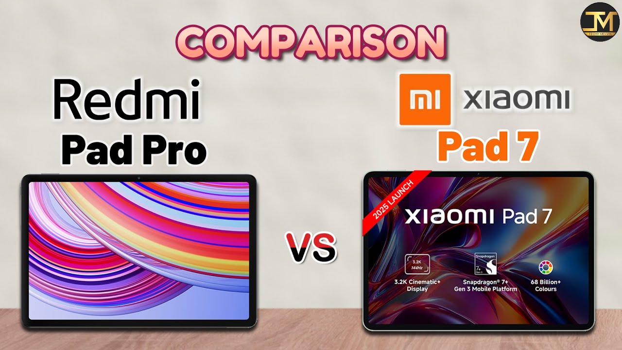 Xiaomi Pad 7 vs Redmi Pad Pro : Which Tablet is Best❓🤔