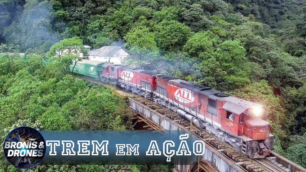 TREM da Rumo / Klabin, na serra do mar do Paraná - 