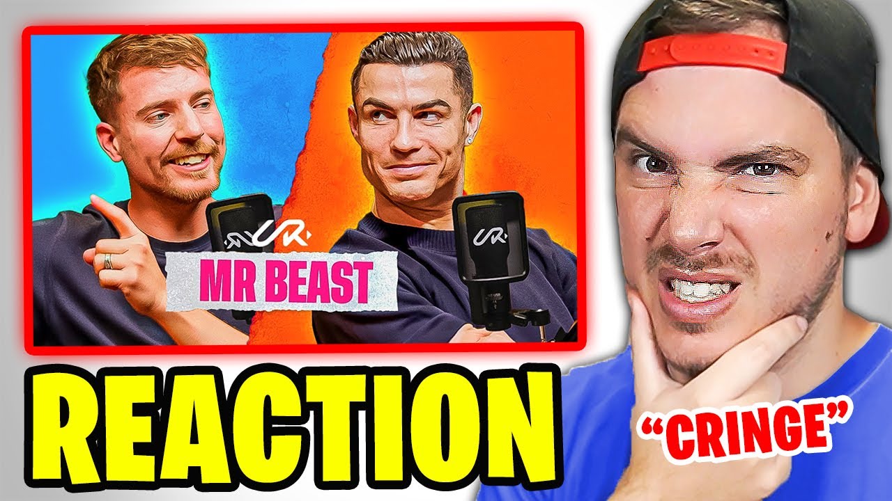 MIKESHOWSHA reaction a CRISTIANO RONALDO e MR BEAST!!