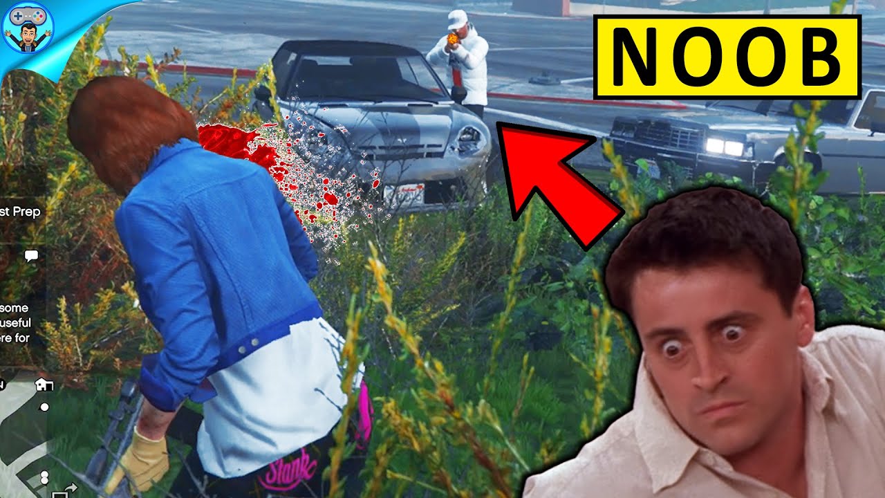 Fighting noobs turns into CHAOS on GTA Online! [Part 1/2]