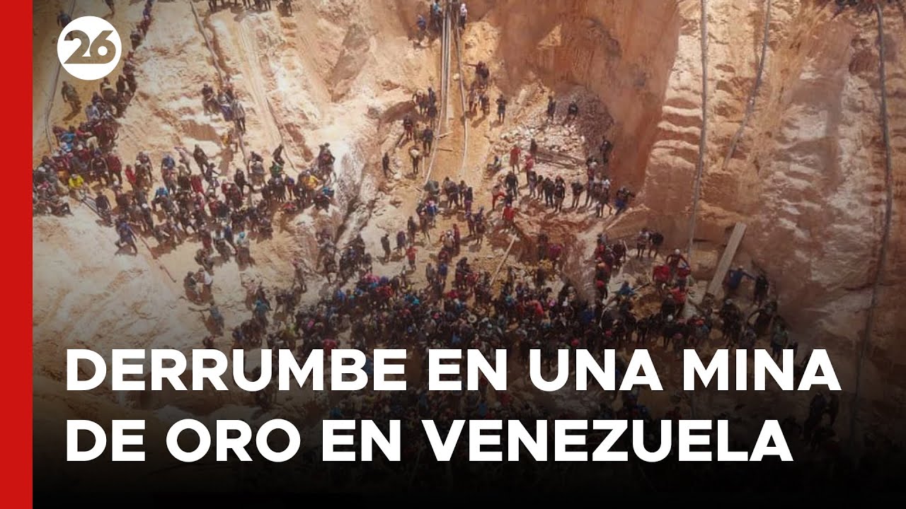 VENEZUELA | Derrumbe en una mina de oro