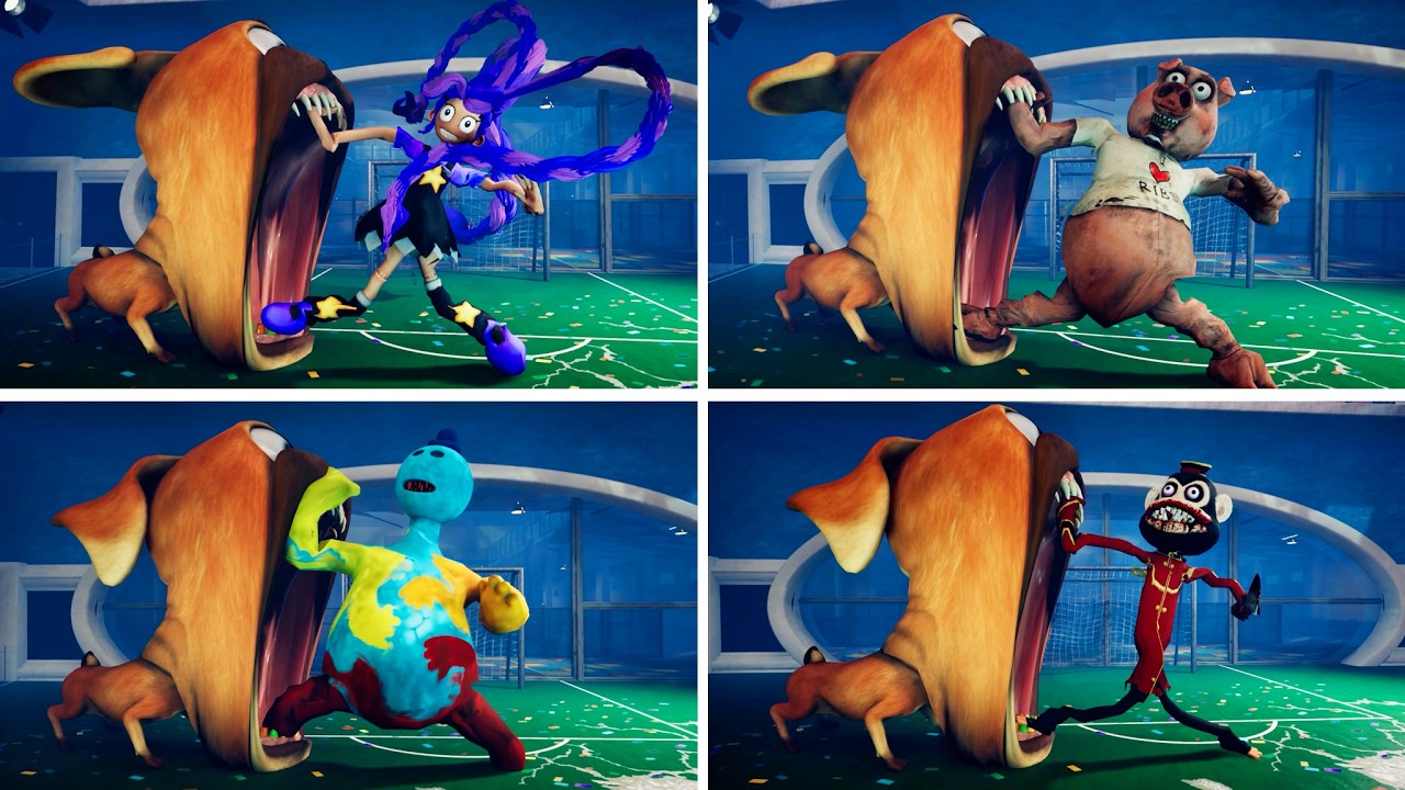 Dark Pals The 1st Floor - ALL BOSSES & JUMPSCARES Lily Love Braids, Prototype, Hangry The Pig, Doey