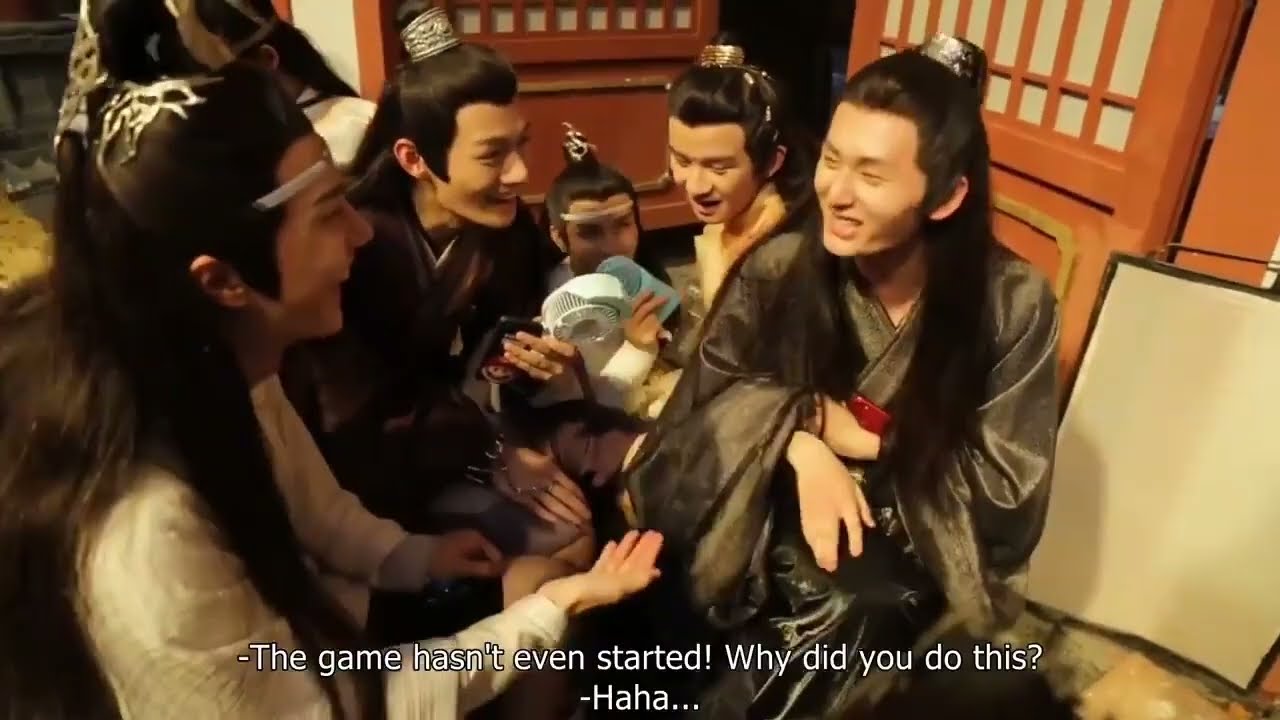 [ENG SUB] Wang Yibo not having mercy on Ji Li (Nie Huaisang) [The Untamed BTS]