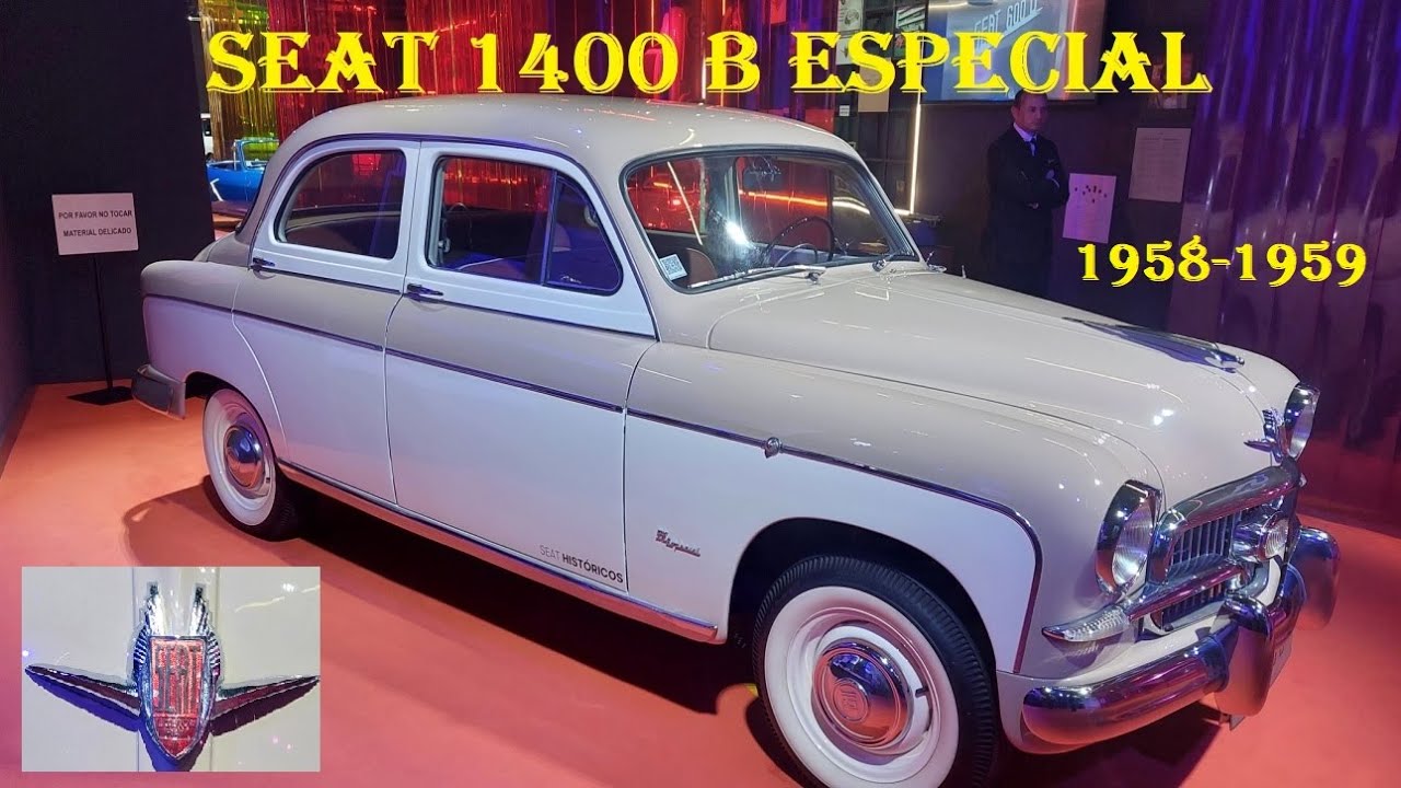 Seat 1400 B Especial bajo licencia Fiat. 1958-1959. Revisión. #seat1400