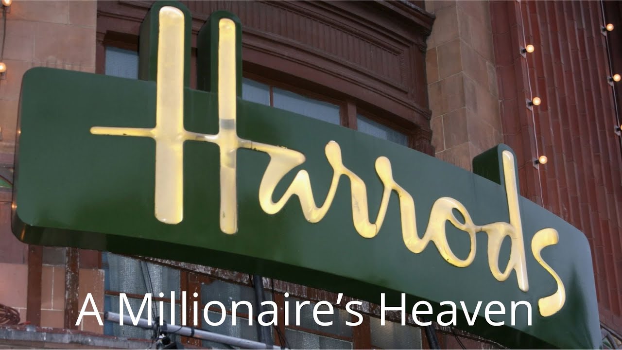 Harrods, рай для миллионеров — учите английский по истории