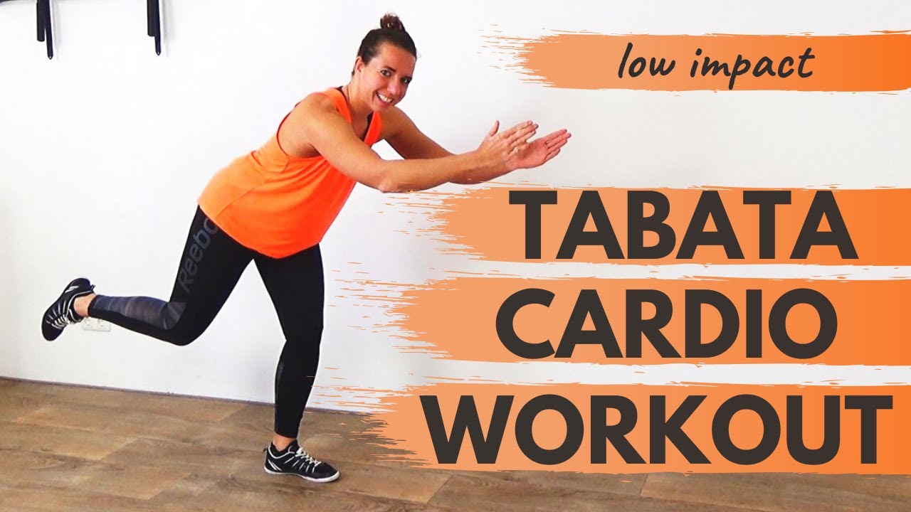 25 Minute Low Impact Cardio Workout – Tabata Cardio Exercises at Home – No Jumping