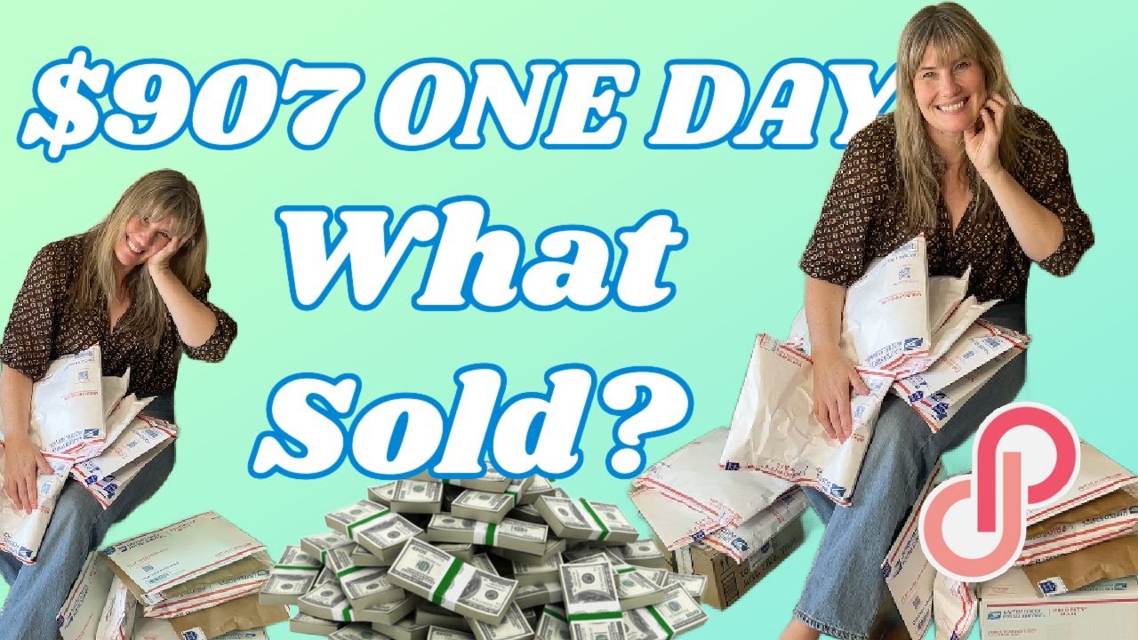 $907 Sold in One Day on Poshmark!