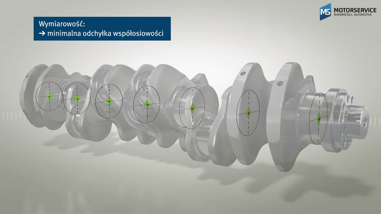 Budowa i działanie wału korbowego (animacja 3D) - Motorservice Group