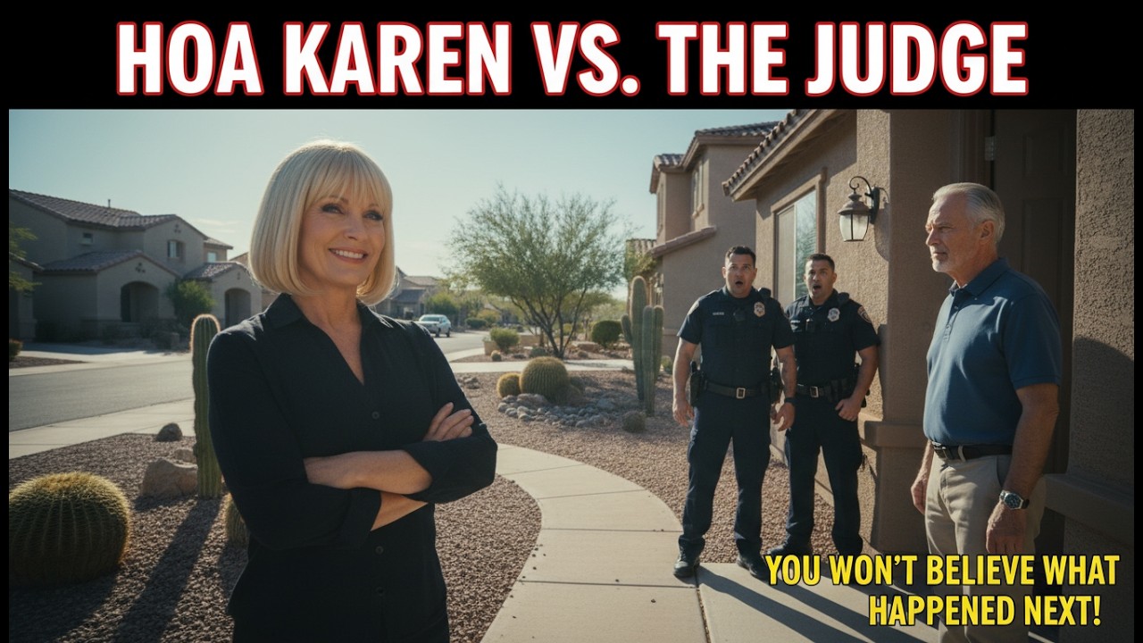 HOA Karen's Fake Gun Threat to Retired Judge Backfired – Her Empire Collapsed