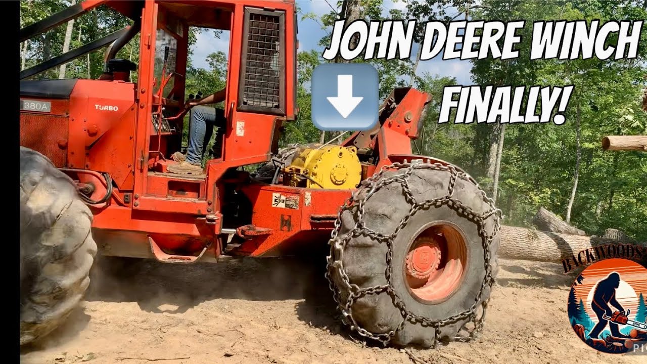 НАКОНЕЦ-ТО СДЕЛАНО | ЗАМЕНА ЛЕБЕДКИ JOHN DEERE НА TIMBERJACK