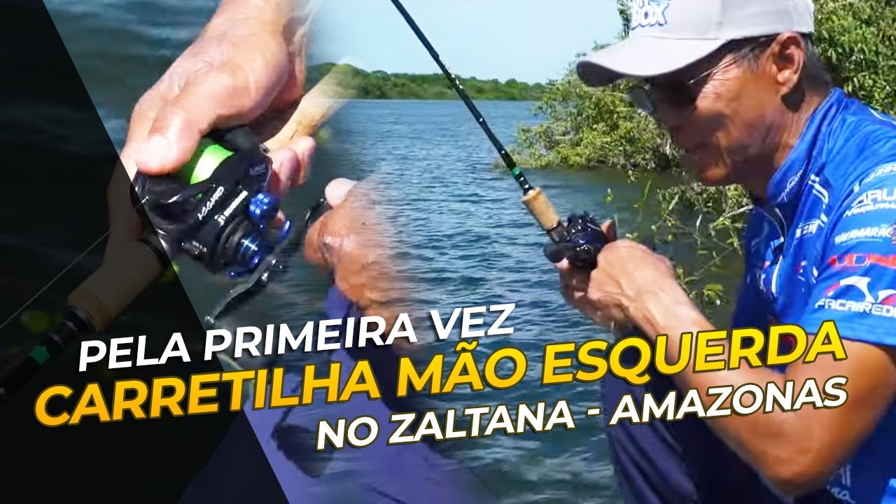 Carretilha mão esquerda - Primeira vez com Nelson Nakamura