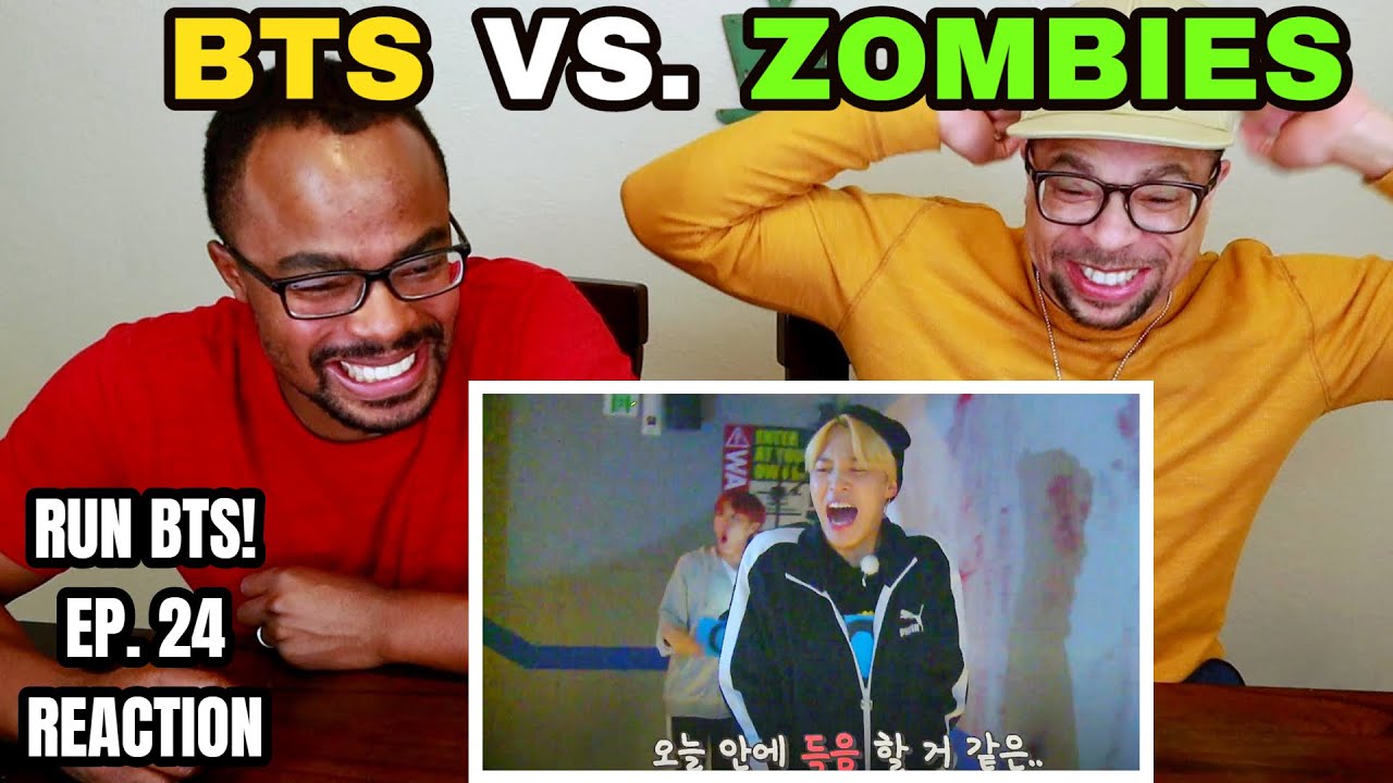 RUN BTS EP. 24 REACTION | BTS VS. ZOMBIES‼😱(FULL EPISODE)