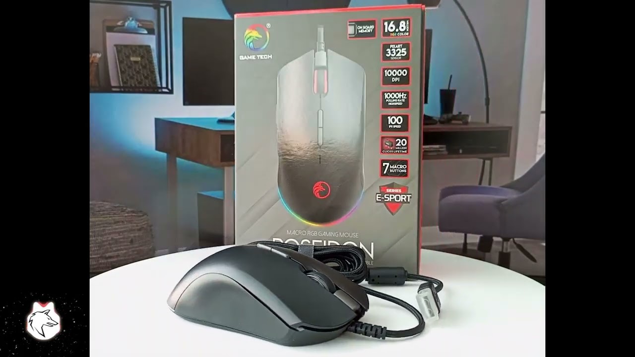 Gametech Poseidon 10.000 Dpi-3325 Sensör Oyuncu Mouse