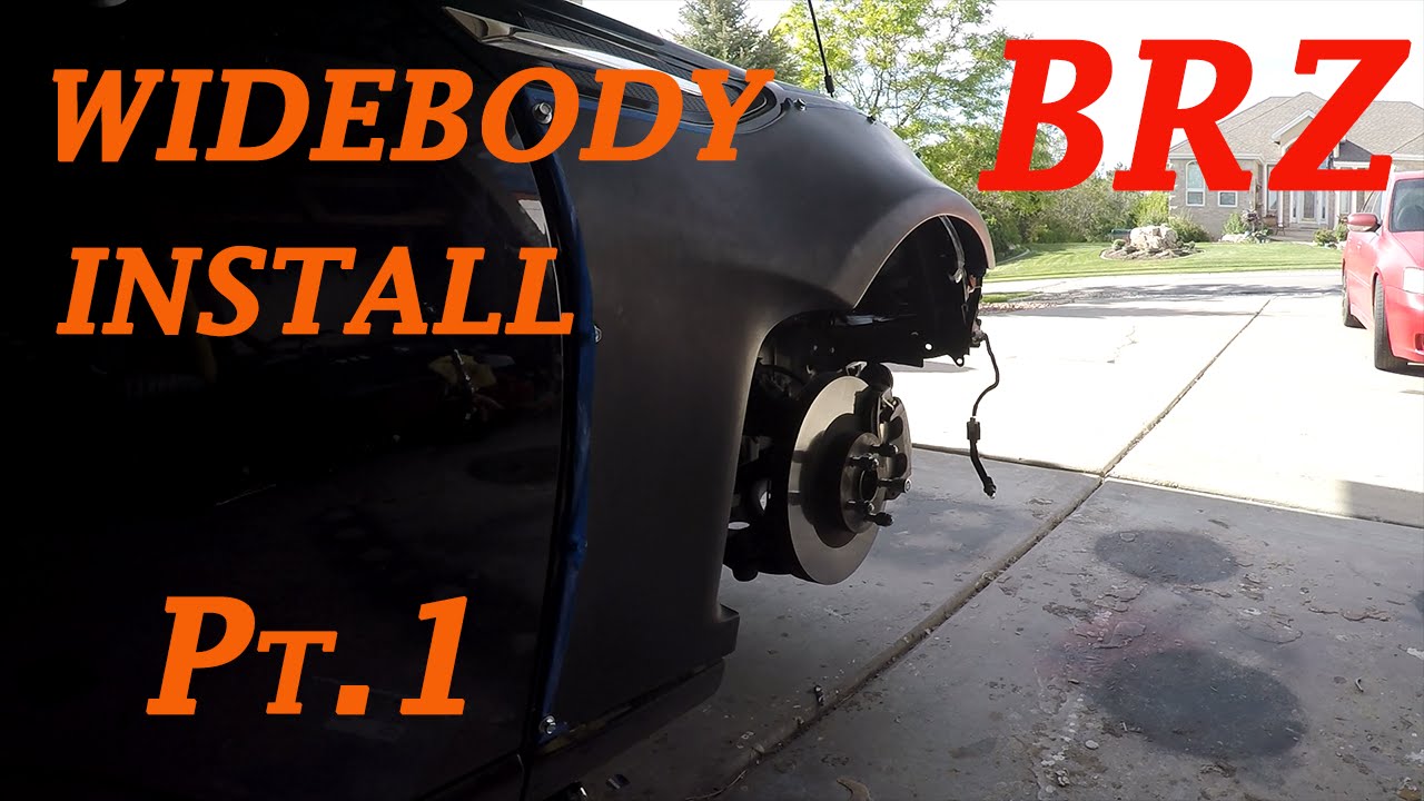 How To Install Rocket Bunny Kit : Widebody BRZ Pt.1