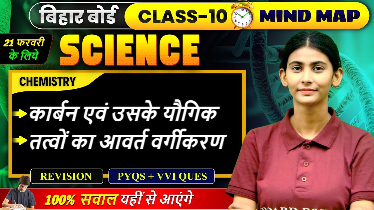 carbon aur uske yogik , tatvo ka avart vargikaran | 10 Science Chapter 4 to 5 Full Revision