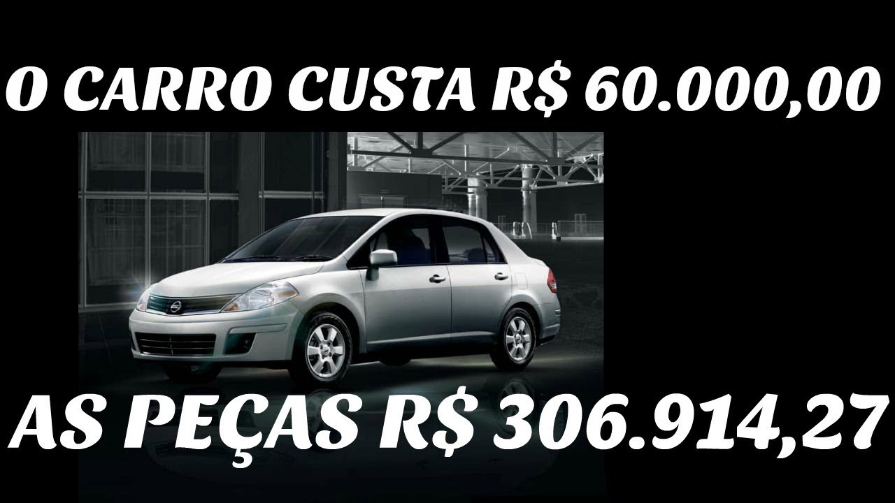 O CARRO CUSTA R$ 60.000,00 AS PEÇAS R$ 306.914,27
