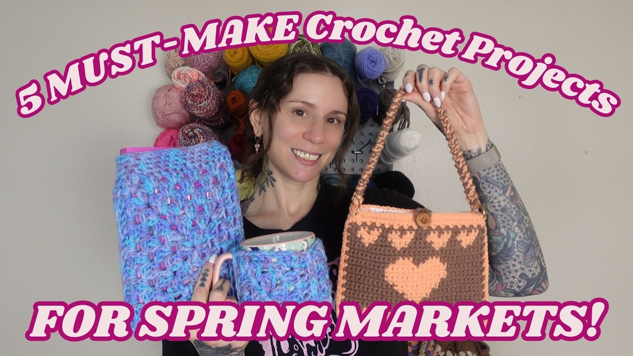 5 обязательных к изготовлению вязаных крючком изделий, которые можно закончить за ОДИН день или м...