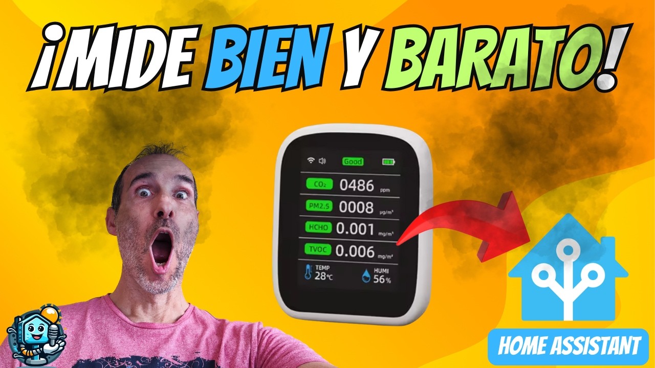 🟢 MEDIDOR de CO2 y calidad del aire MUY BARATO 🌬️ | HOME ASSISTANT + TUYA a otro NIVEL 🚀