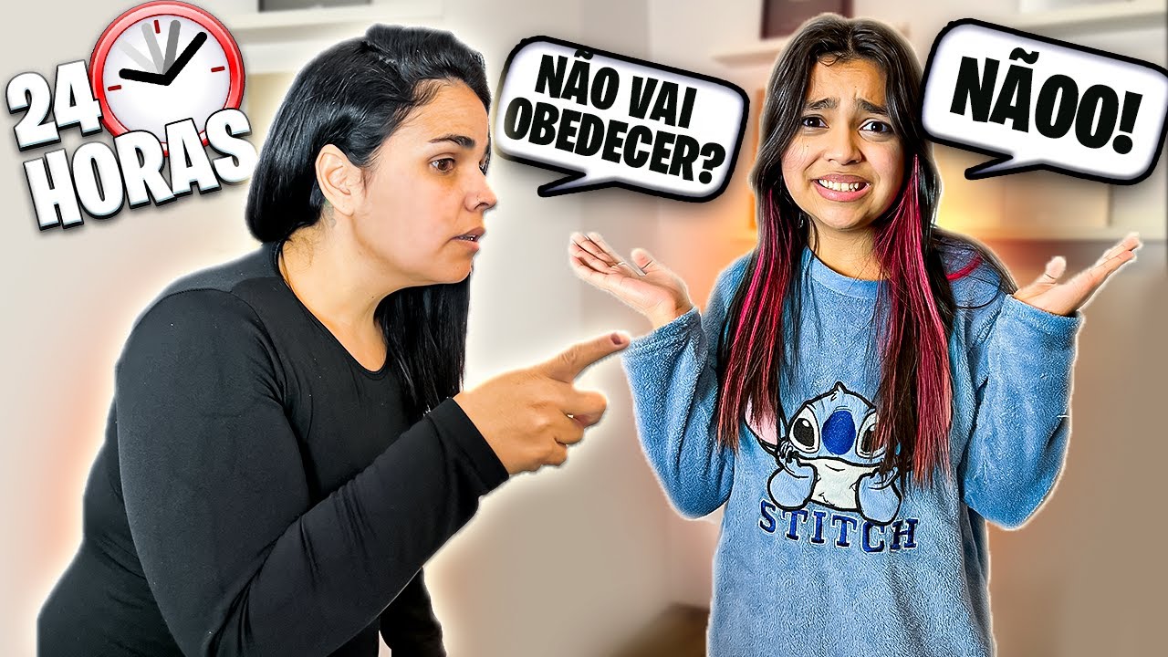 24 HORAS DIZENDO NÃO PARA MINHA MÃE! (Nível Hard😱)