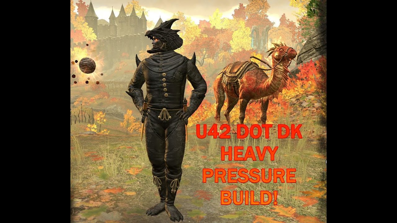High DPS DOT DK solo build! | ESO u42 Gold Road