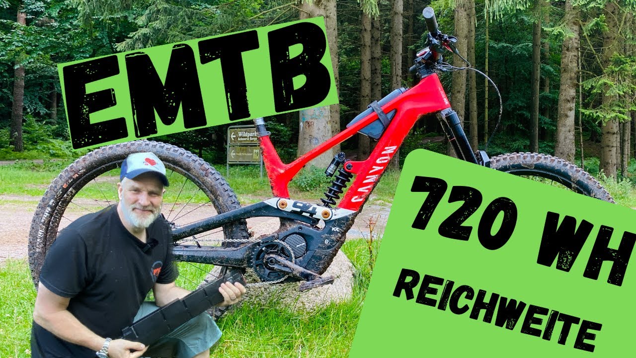 E-Bike 720 Wh Akku Reichweiten TEST im BOOST-Shimano EP8 EMTB Canyon Torque:On CF Roczen