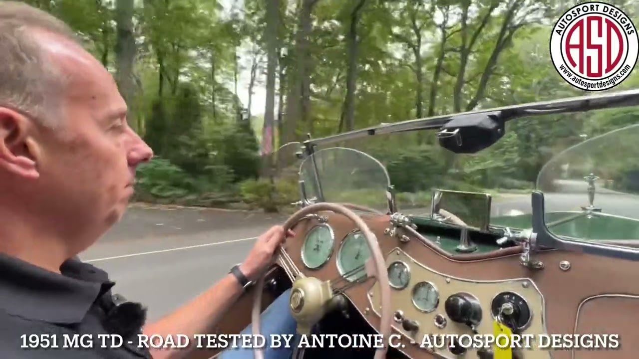 1951 MG TD - Road Tested by Antoine C. - Autosport Designs