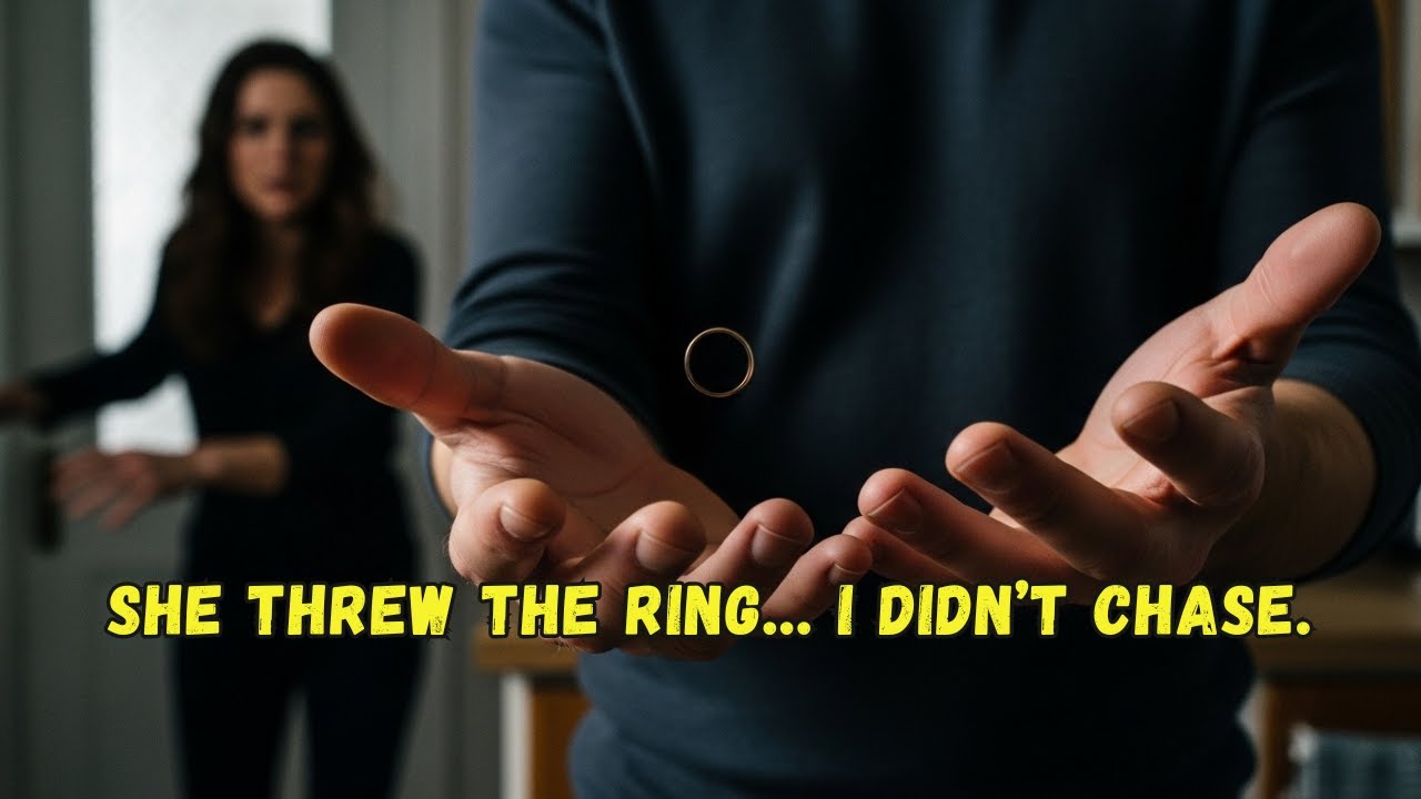My Wife Walked Out After Throwing the Ring — But My Follow-Through Ended the Game
