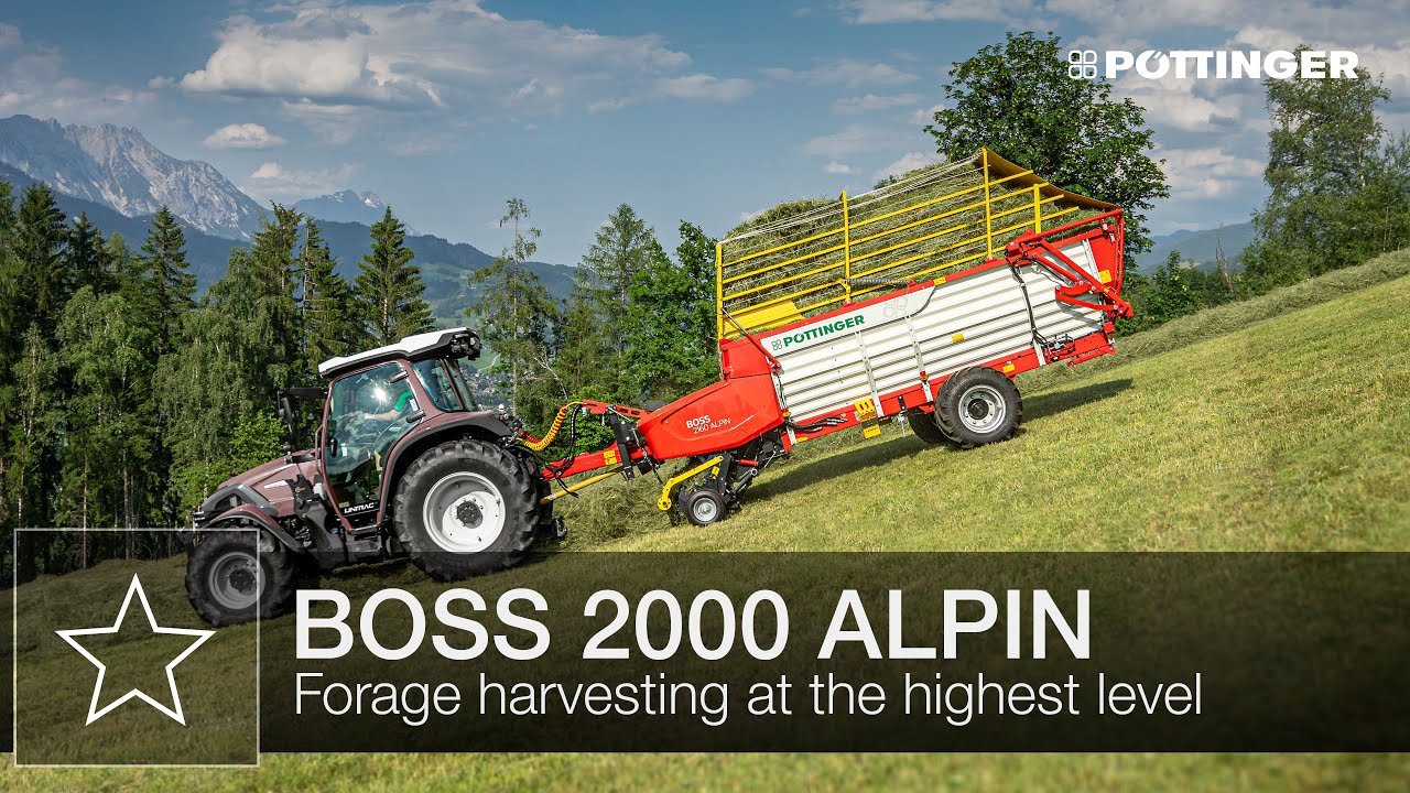 BOSS 2000 ALPIN loader wagon - Highlights | P&Ouml;TTINGER