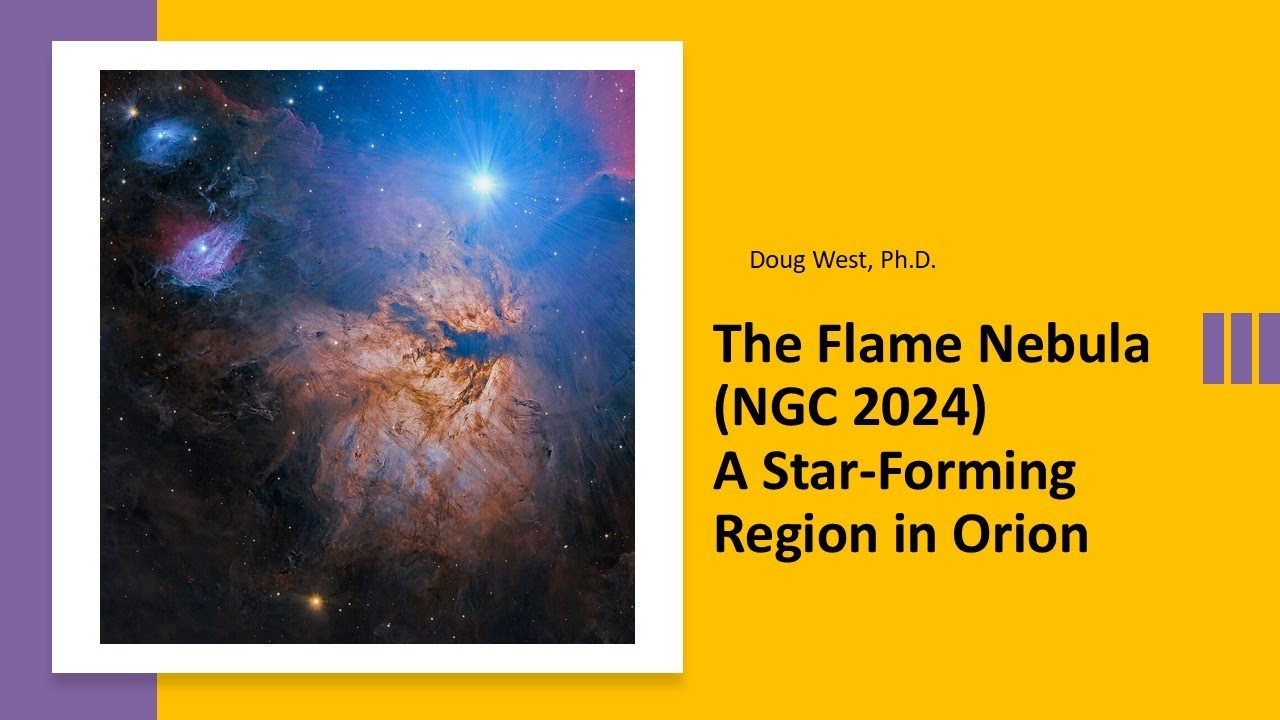 The Flame Nebula (NGC 2024): A Stellar Nursery in Orion