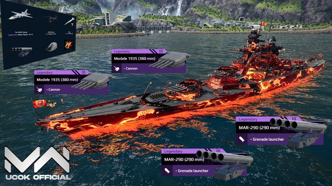 MAR-290  - GL Class Highest Multi-Role Surface, Submarine, And Torpedo Handleable | Modern Warship