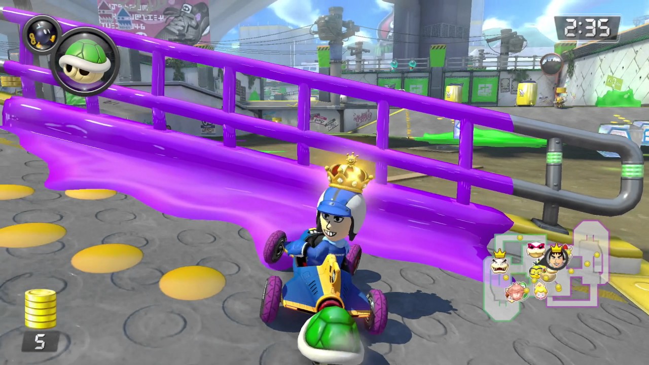 Mario Kart 8 Deluxe - Urchin Underpass - All 5 Battle Modes