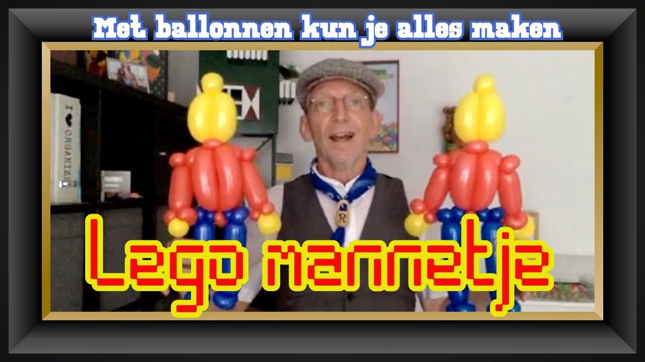 Lego ballon man | 73ste live ballonworkshop Haagse ballonnenboer – balloon tutorial
