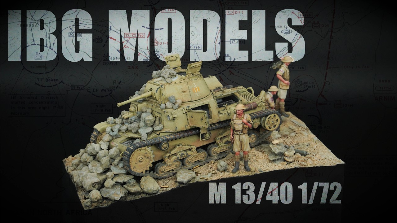 IBG Models M13/40 | 1/72 Полная сборка и диорама