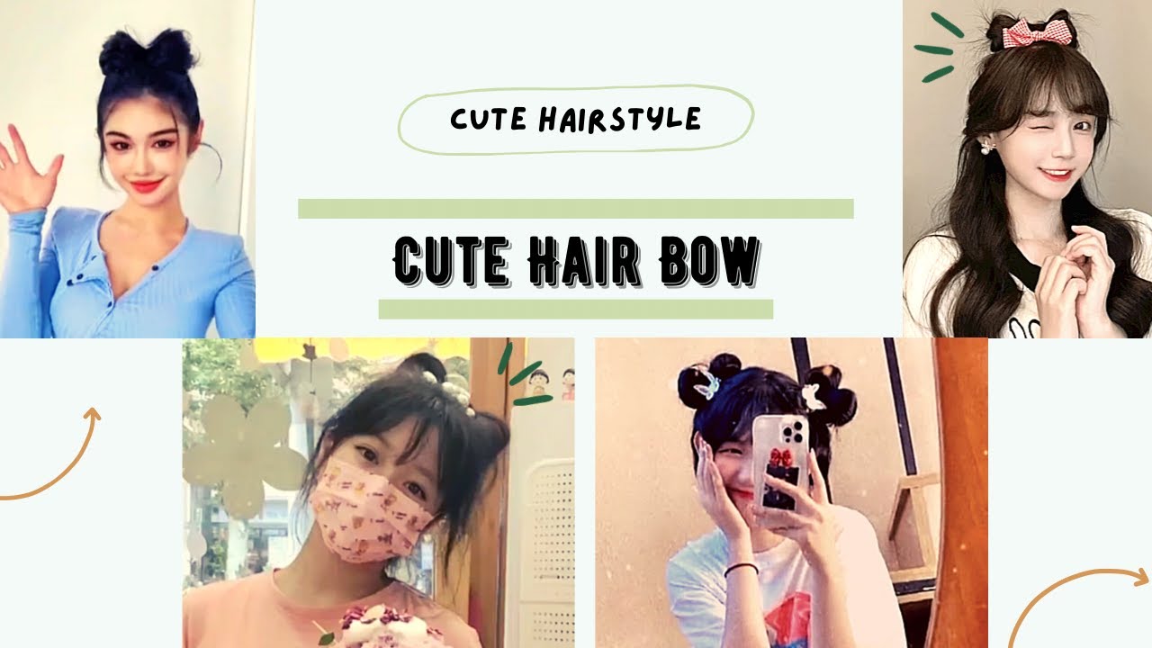 How to Make a Hair Bow | Easy Cute Hair Bow Tutorial in Different Hairstyles for Daily