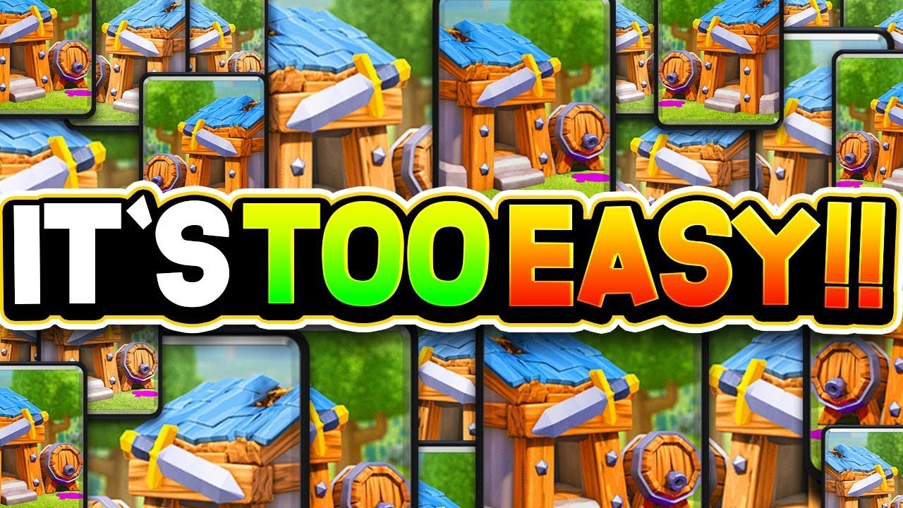 Pro Reveals EASIEST Deck in the Game! Barb Hut SPAM!