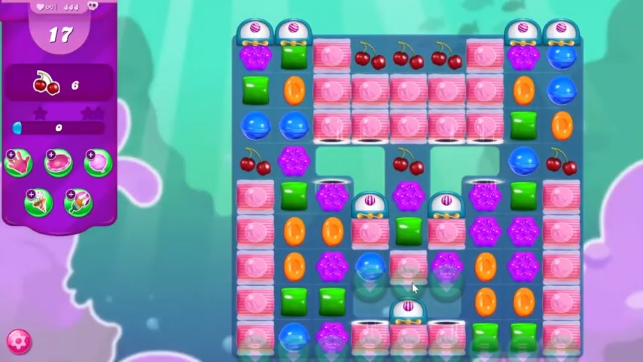 Candy Crush Saga LEVEL 444 NO BOOSTERS (new version)