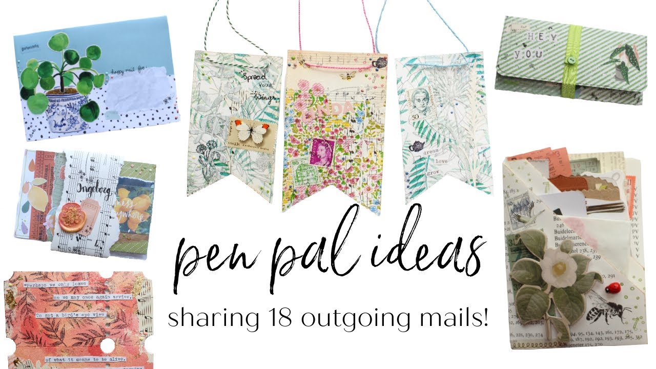 Pen Pal Mail Ideas 💕 Sharing 18 Outgoing Mails!