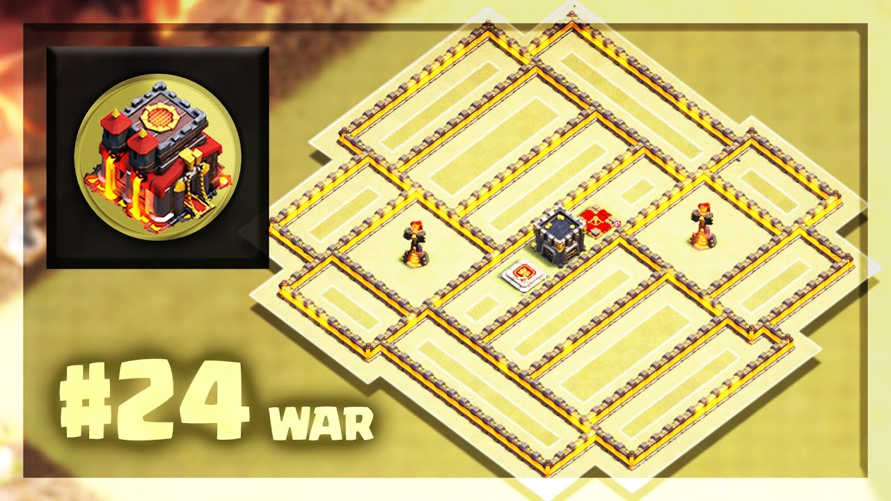 TH10 Base #24 - War (+Replays +Link)
