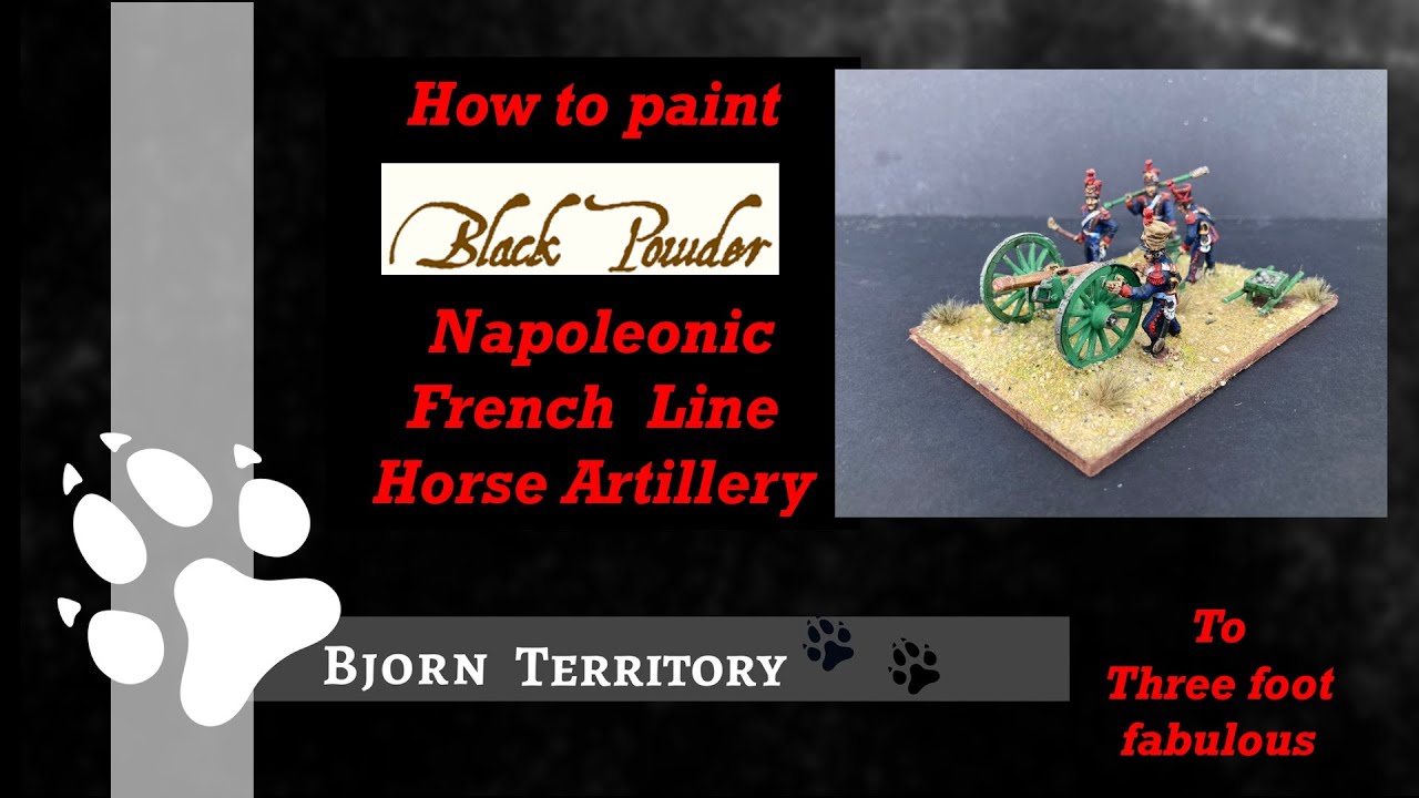 How to paint French line horse artillery