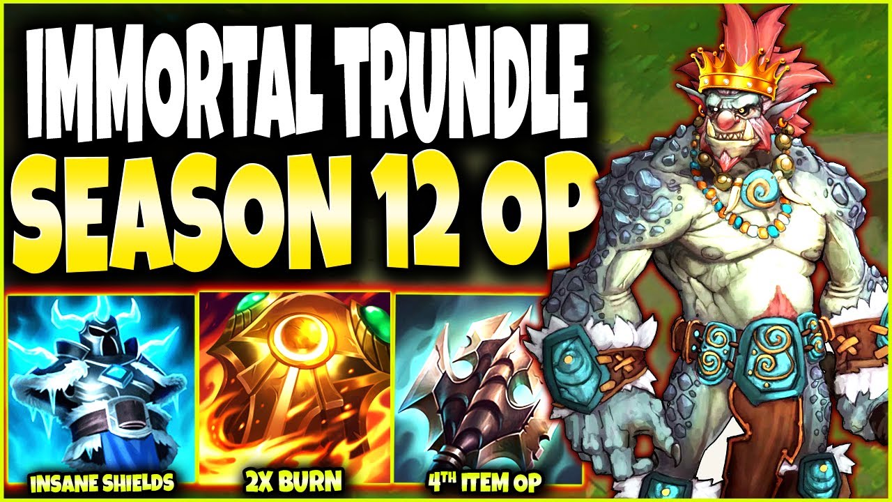 The KING IS BACK ~ New OP Season 12 IMMORTAL TRUNDLE BUILD 🔥 LoL Top Trundle Preseason 2022 Gameplay